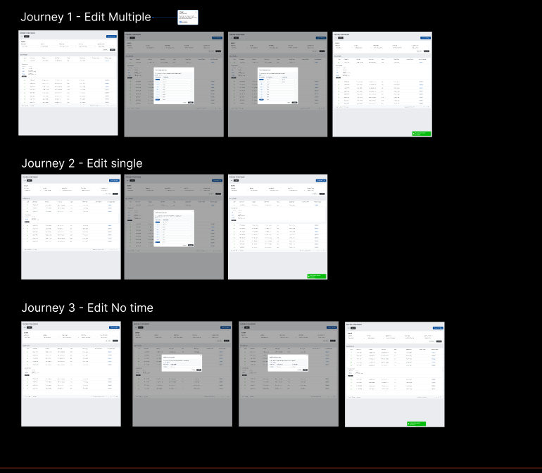 Edit and delete rules design